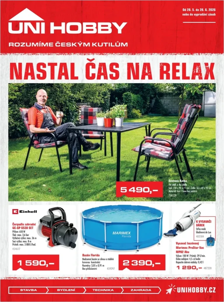 Akční leták Unihobby platný od 28.05.2026 - strana 1