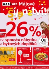 Akční leták XXXLutz – Sleva 26 % téměř na všechno platný od 11.05.2026