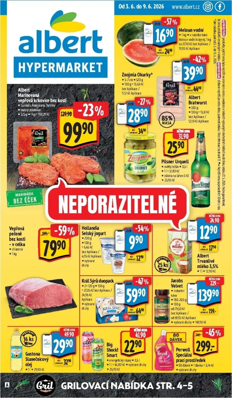Akční leták Albert Hypermarket platný od 03.06.2026 - strana 1