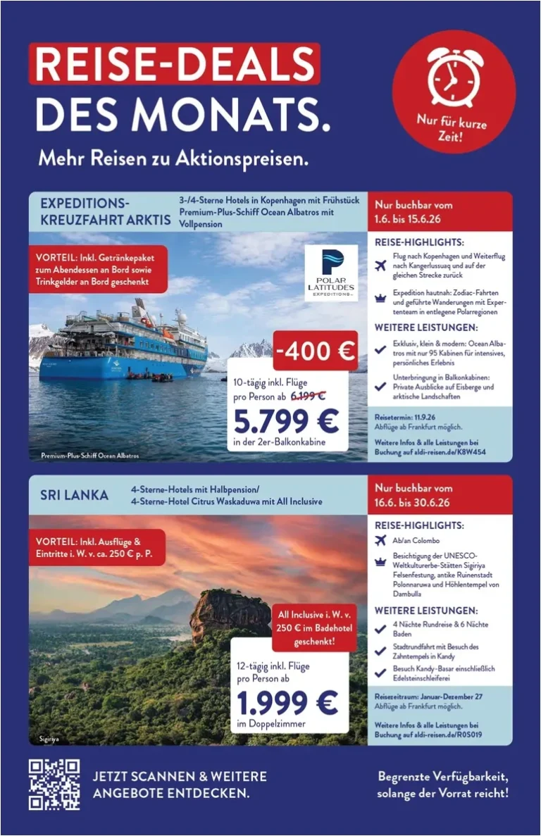 Akční leták Aldi Nord Německo – Reisen platný od 01.06.2026 - strana 3