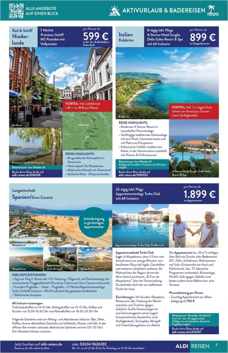 Akční leták Aldi Nord Německo – Reisen platný od 01.06.2026 - strana 7
