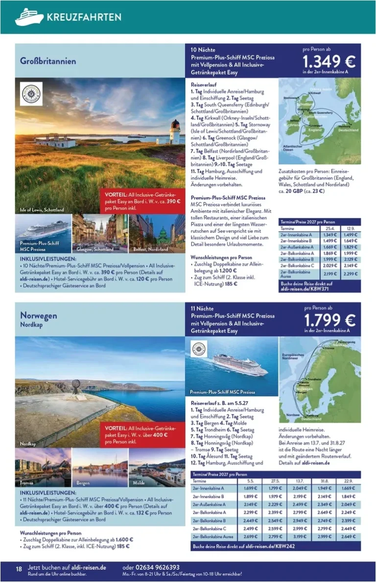 Akční leták Aldi Nord Německo – Reisen platný od 01.06.2026 - strana 18