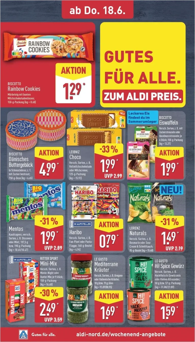 Nejnovější Aldi Nord Německo – Vorschau leták platný od 15.06.2026 ⭐ - strana 34