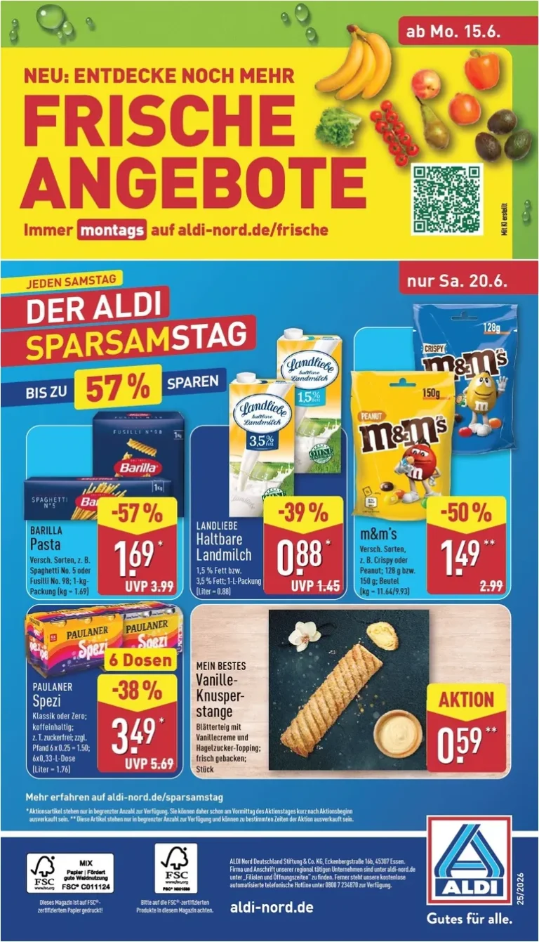 Nejnovější Aldi Nord Německo – Vorschau leták platný od 15.06.2026 ⭐ - strana 36