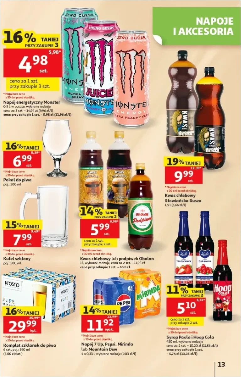 Nejnovější Hipermarket Auchan Polsko leták platný od 11.06.2026 ⭐ - strana 13