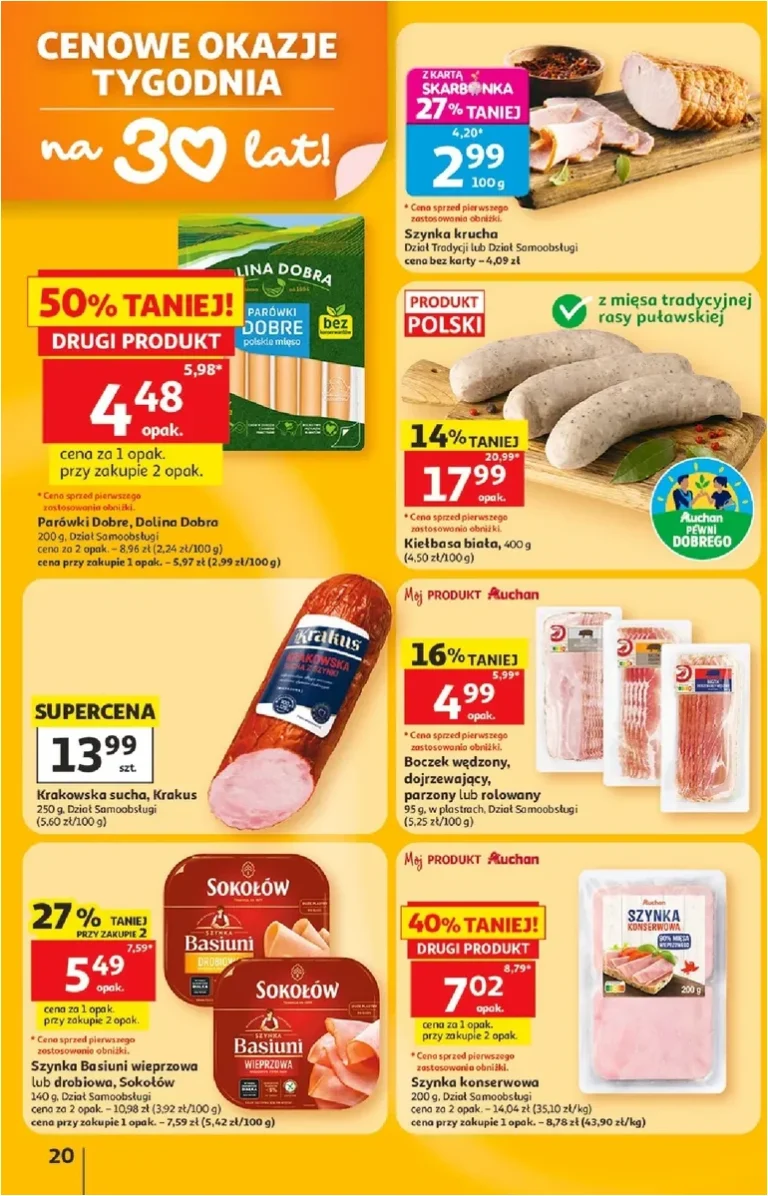 Nejnovější Hipermarket Auchan Polsko leták platný od 11.06.2026 ⭐ - strana 20