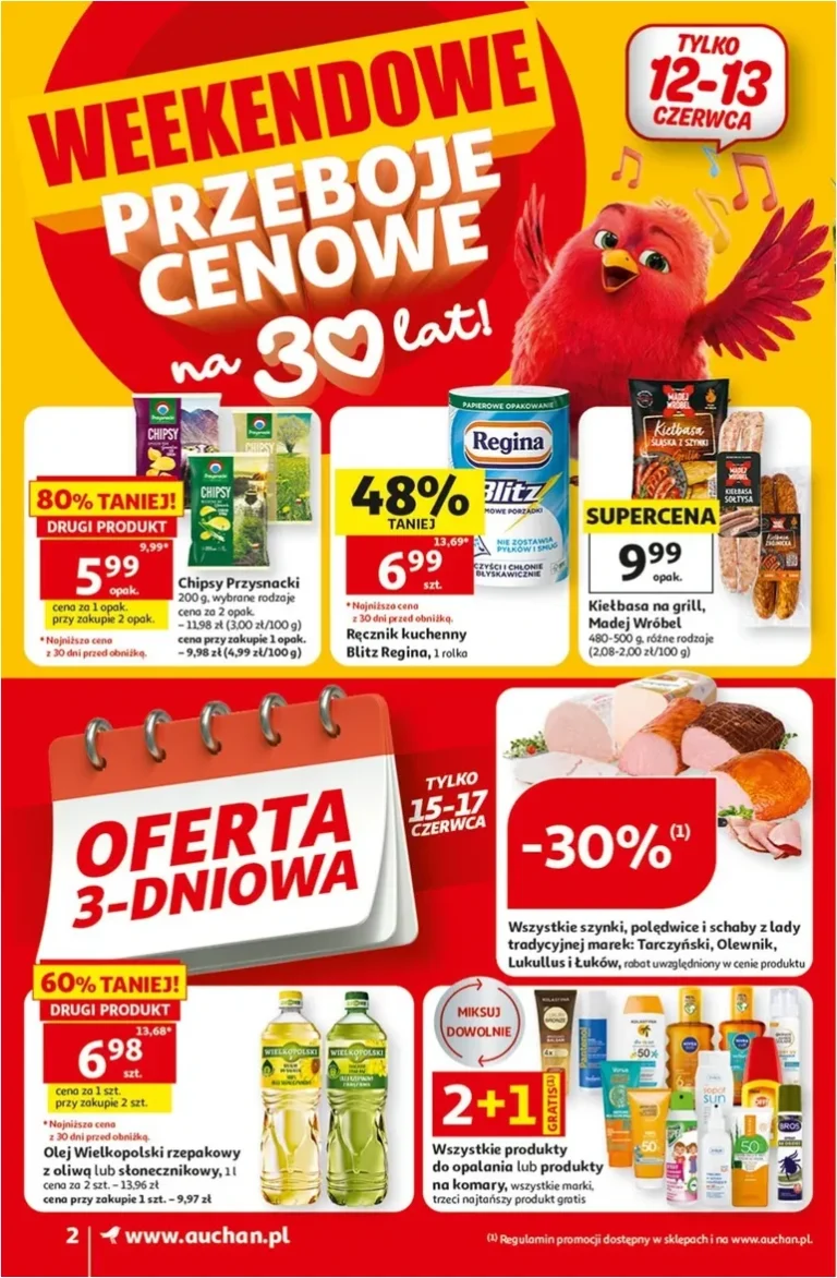 Nejnovější Supermarket Auchan Polsko leták platný od 11.06.2026 ⭐ - strana 2