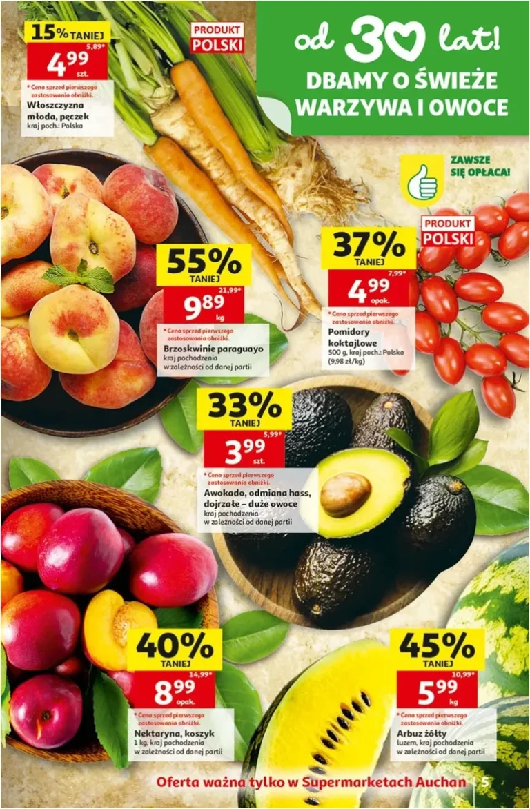 Nejnovější Supermarket Auchan Polsko leták platný od 11.06.2026 ⭐ - strana 5