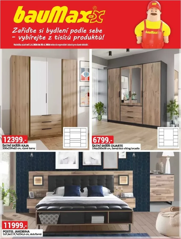 Akční leták Baumax – Moderní bydlení platný od 01.06.2026 - strana 1