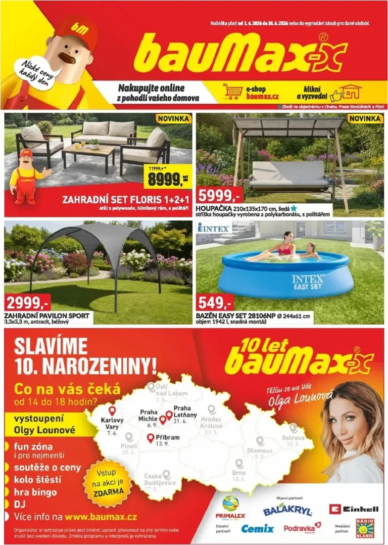 Akční leták Baumax platný od 01.06.2026 - strana 1