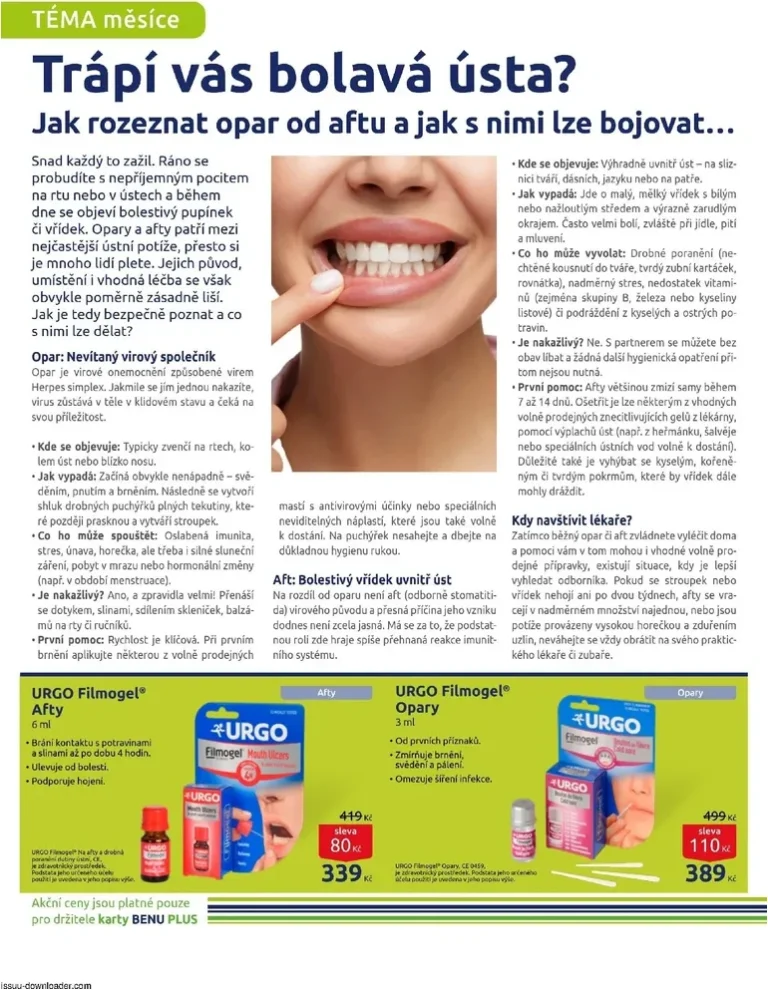Akční leták BENU Lékárna platný od 01.06.2026 - strana 8