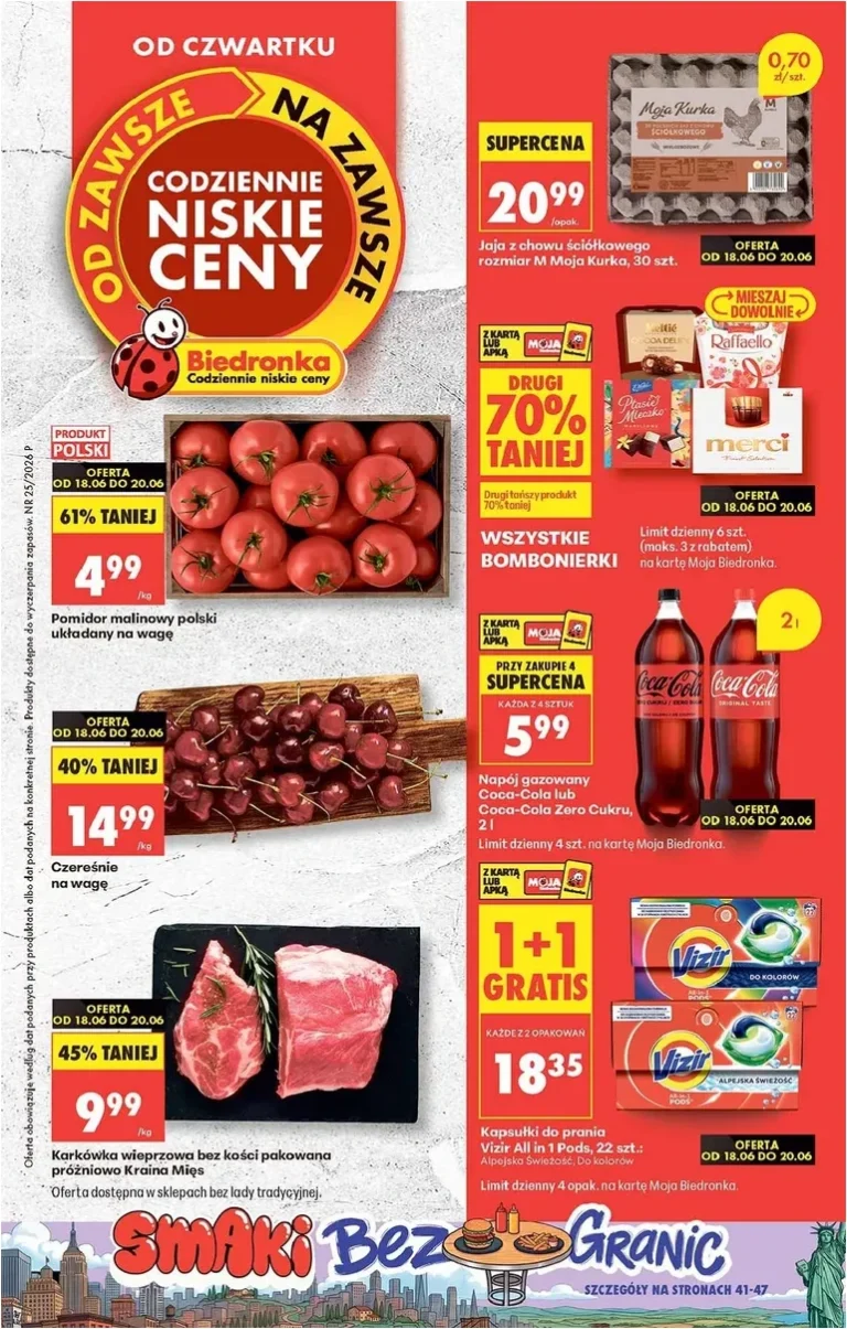Akční leták Biedronka platný od 18.06.2026 - strana 1
