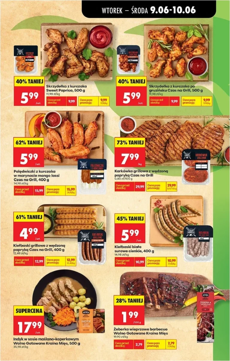 Akční leták Biedronka – Grill platný od 09.06.2026 - strana 1