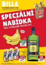 Akční leták Billa – Speciální nabídka: vybrané prodejny platný od 10.06.2026