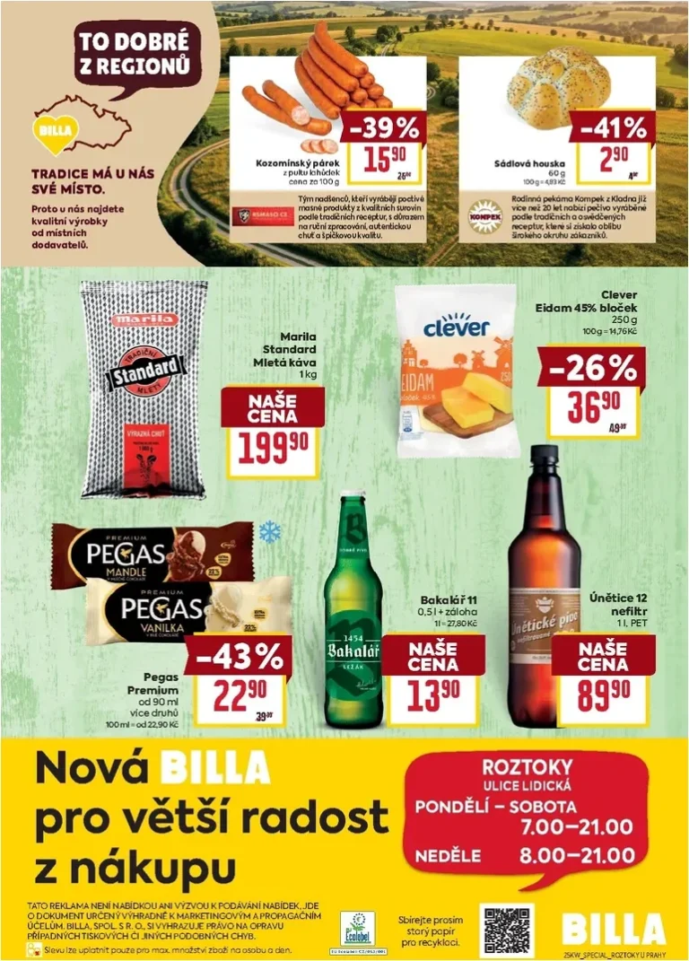 Akční leták Billa – Roztoky platný od 17.06.2026 - strana 2