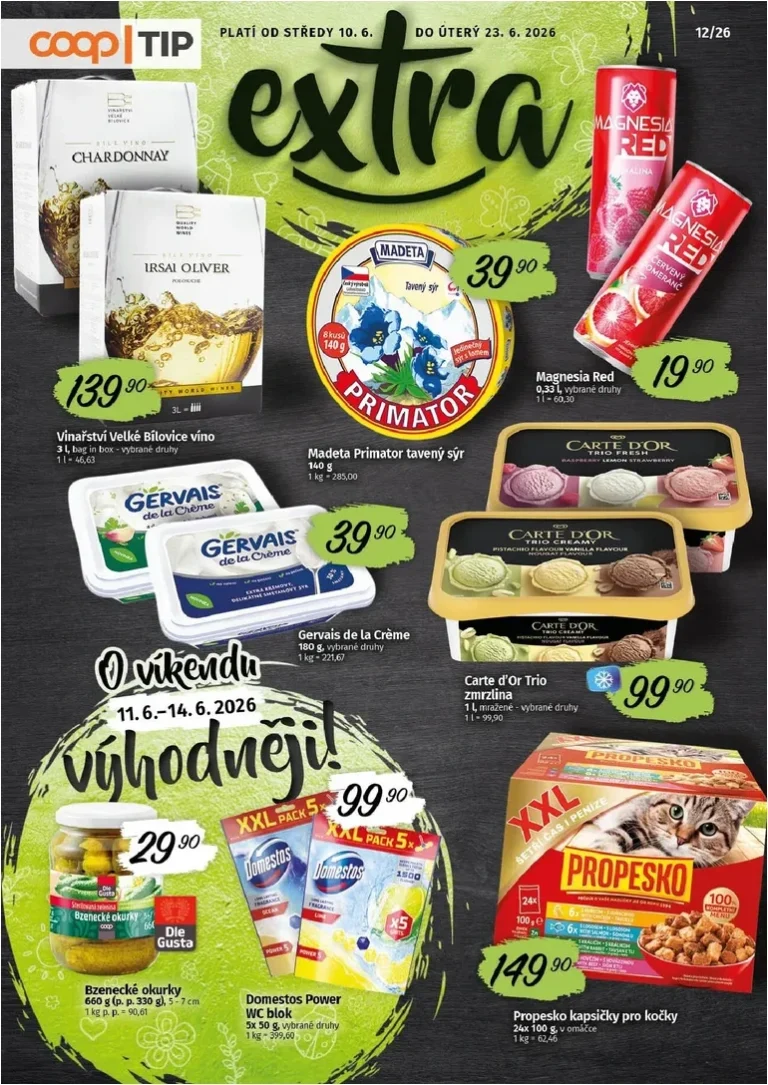 Akční leták Coop – Tip extra platný od 10.06.2026 - strana 1