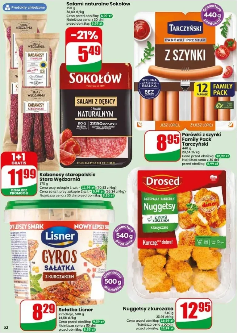 Akční leták Dino Polsko platný od 10.06.2026 - strana 52
