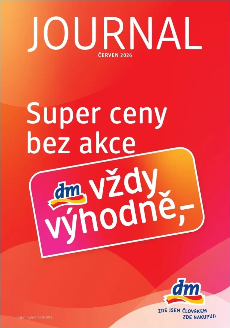 Akční leták dm drogerie platný od 04.06.2026 - strana 1