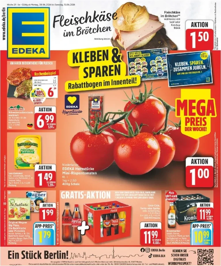 Akční leták Edeka Německo platný od 08.06.2026 - strana 1