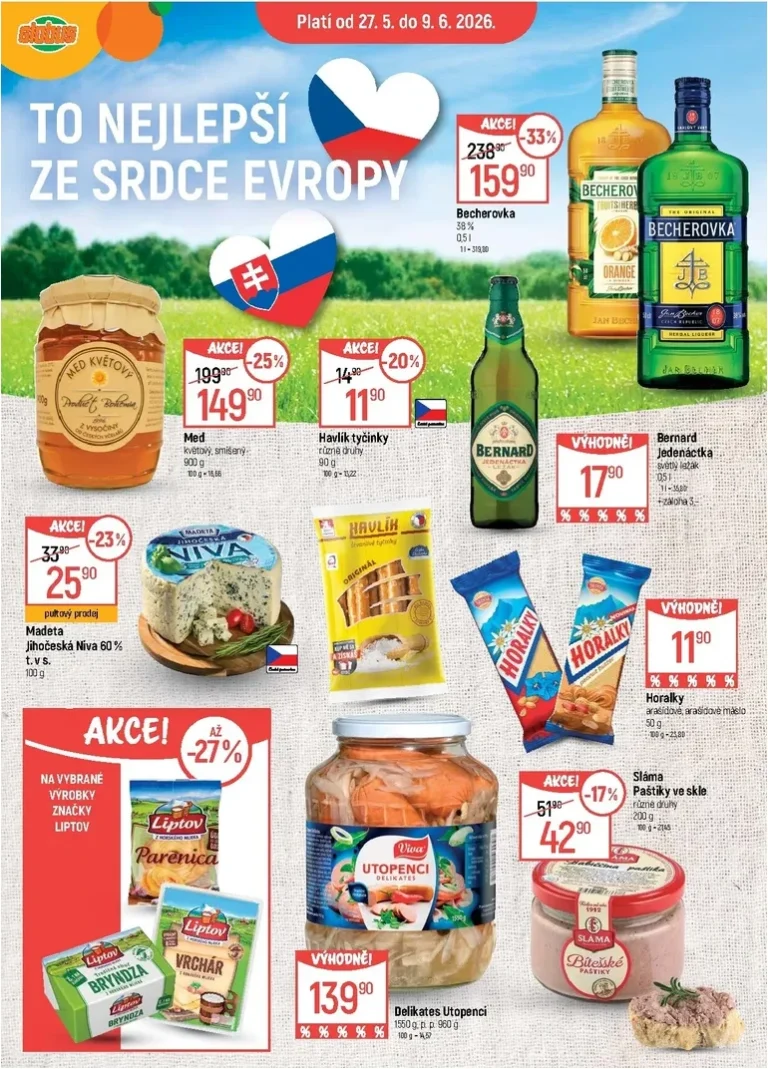 Akční leták Globus – To nejlepší ze srdce Evropy platný od 27.05.2026 - strana 1