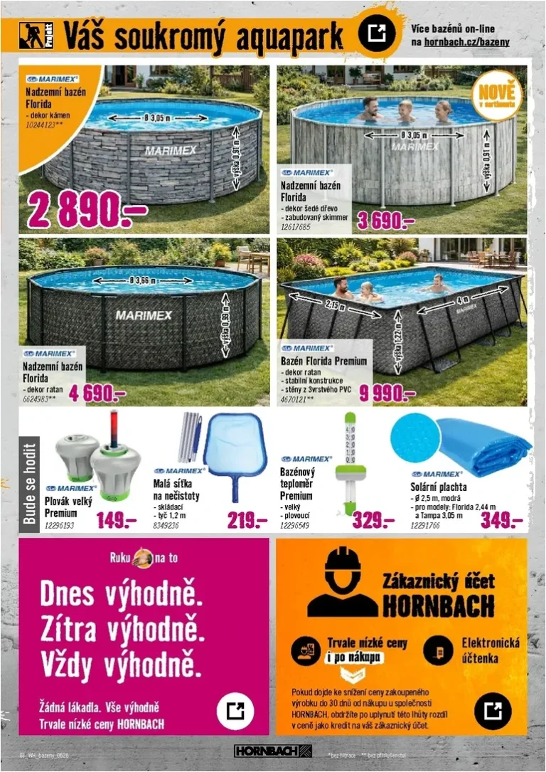 Akční leták Hornbach – Bazény platný od 03.06.2026 - strana 3