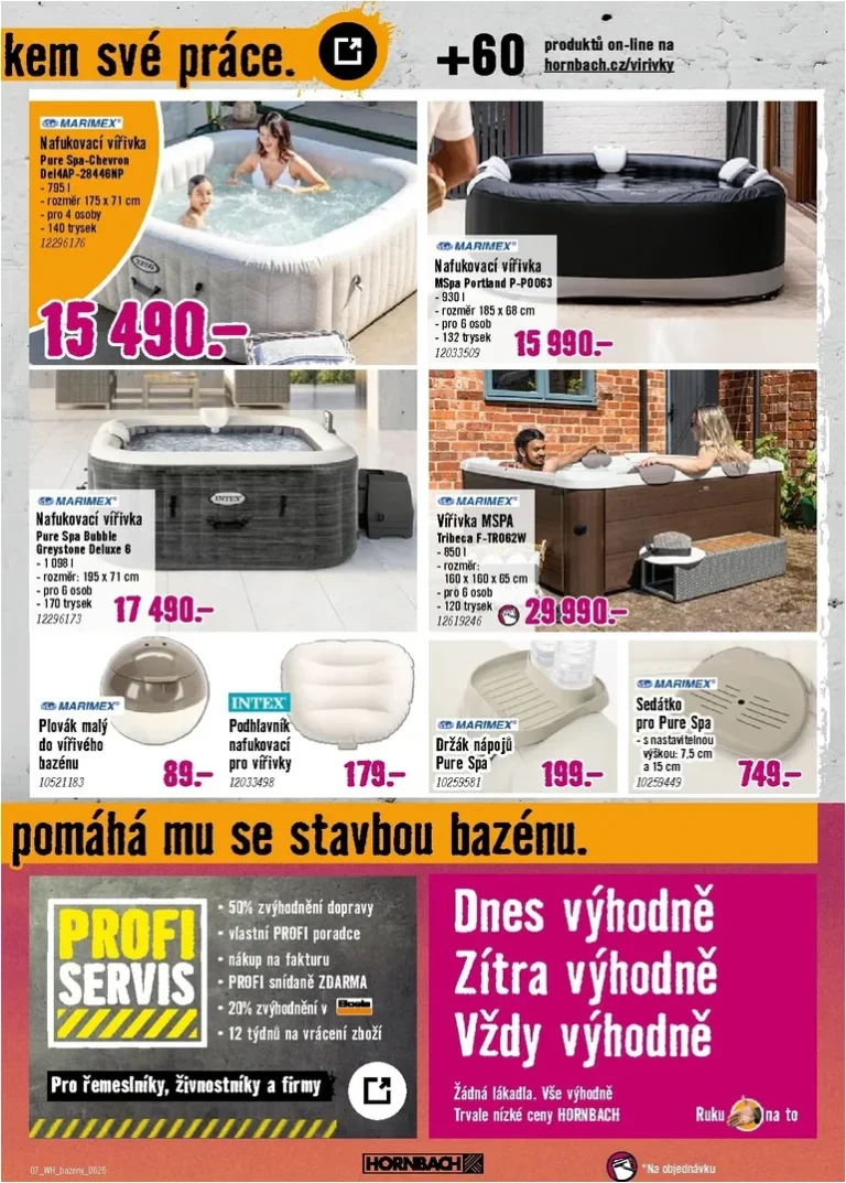 Akční leták Hornbach – Bazény platný od 03.06.2026 - strana 7