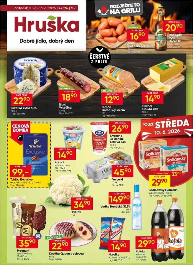 Akční leták Hruška platný od 10.06.2026 - strana 1