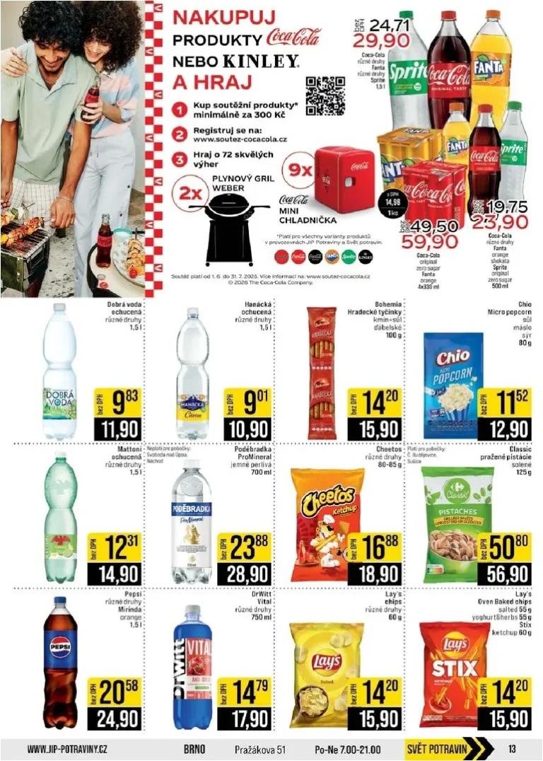 Nejnovější JIP – České Budějovice, Most, Svoboda nad Úpou, Náchod, Sušice leták platný od 10.06.2026 ⭐ - strana 13