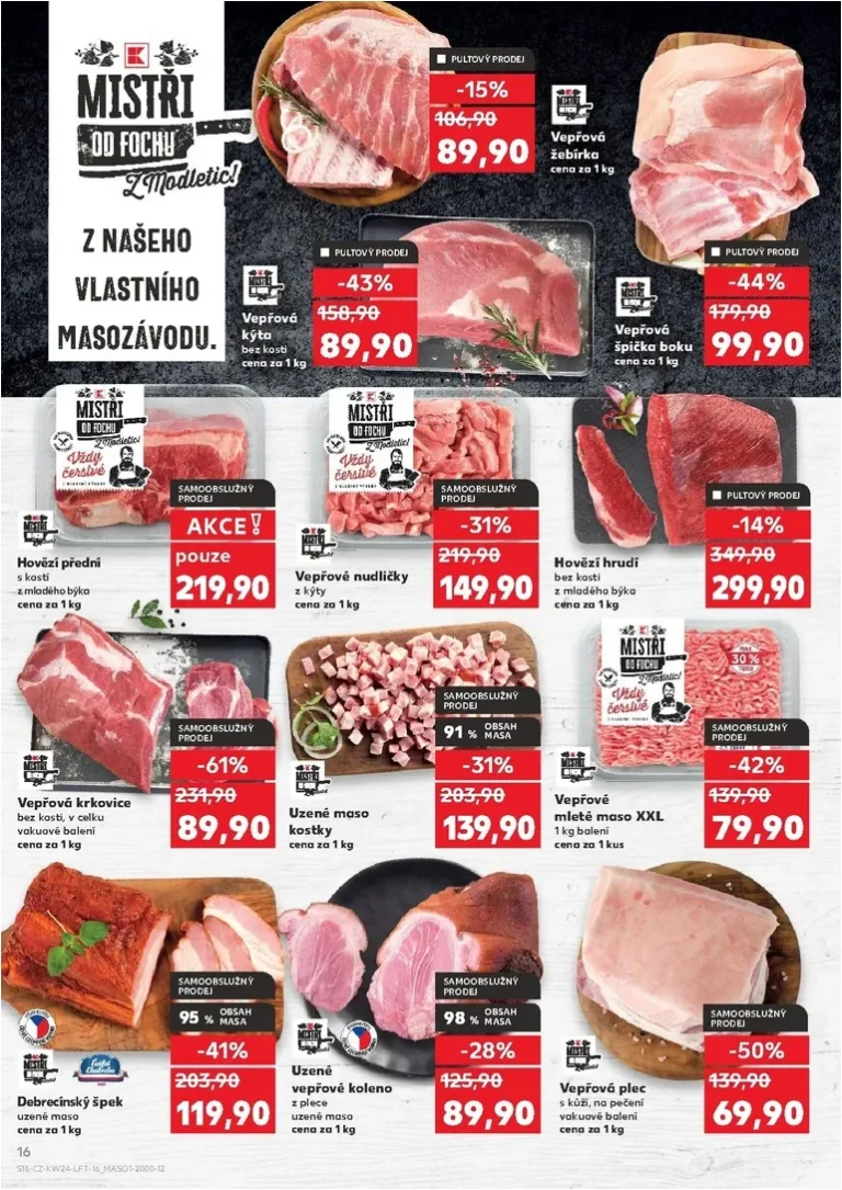 Nejnovější Kaufland – Ostrava leták platný od 10.06.2026 ⭐ - strana 16