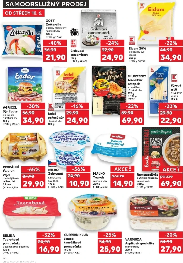 Nejnovější Kaufland – Kolín leták platný od 10.06.2026 ⭐ - strana 38