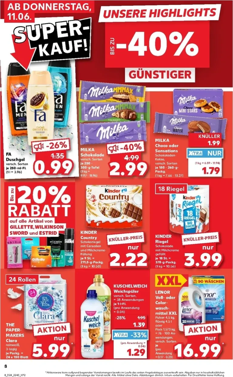 Nejnovější Kaufland Německo leták platný od 11.06.2026 ⭐ - strana 8