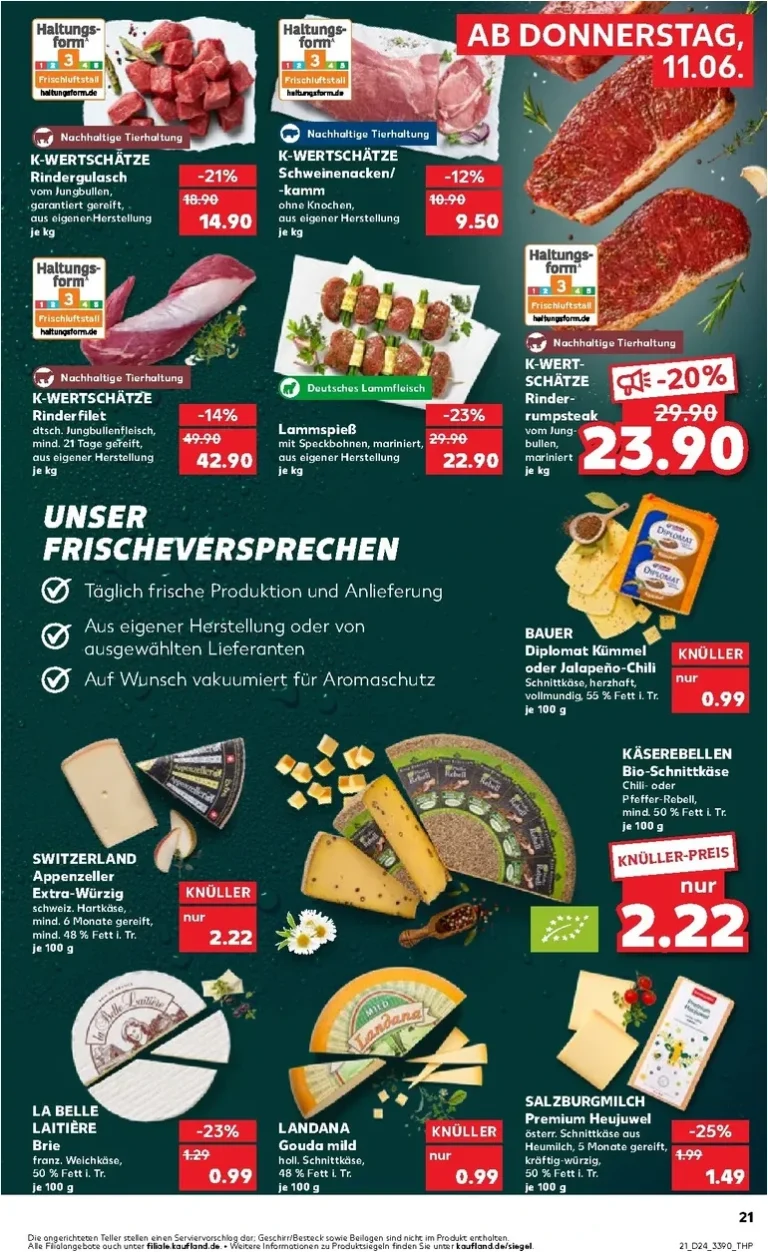 Nejnovější Kaufland Německo leták platný od 11.06.2026 ⭐ - strana 21