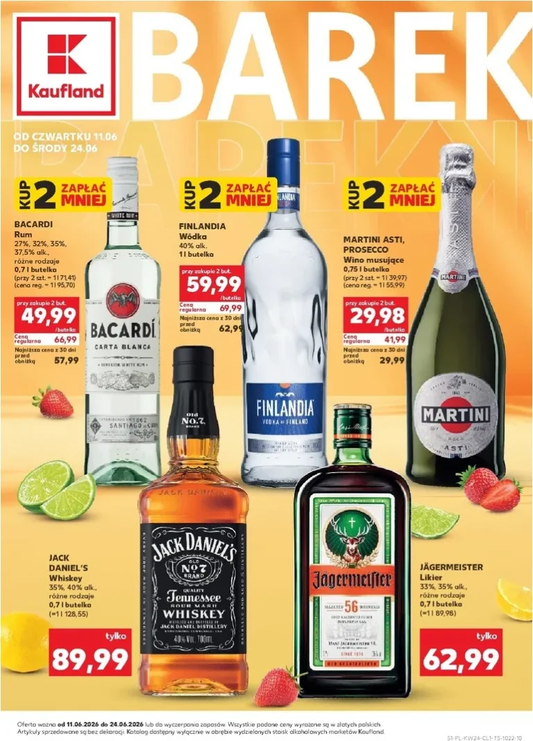 Nejnovější Kaufland Polsko – Barek leták platný od 11.06.2026 ⭐ - strana 1