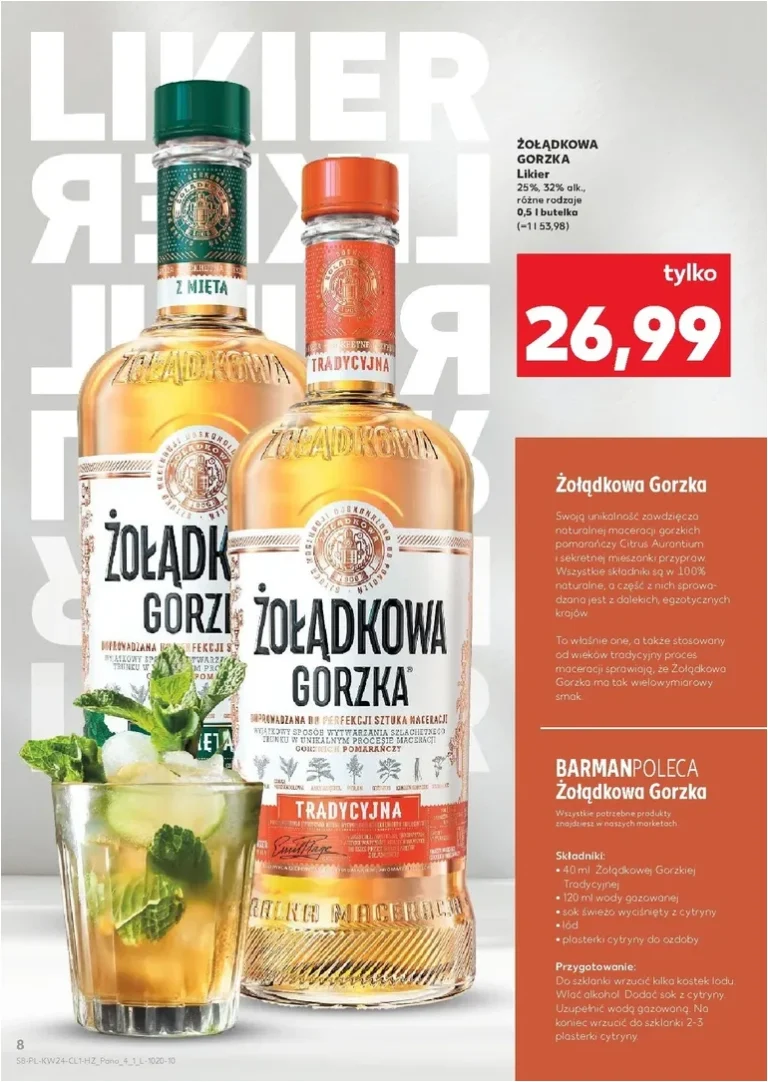 Nejnovější Kaufland Polsko – Barek leták platný od 11.06.2026 ⭐ - strana 8