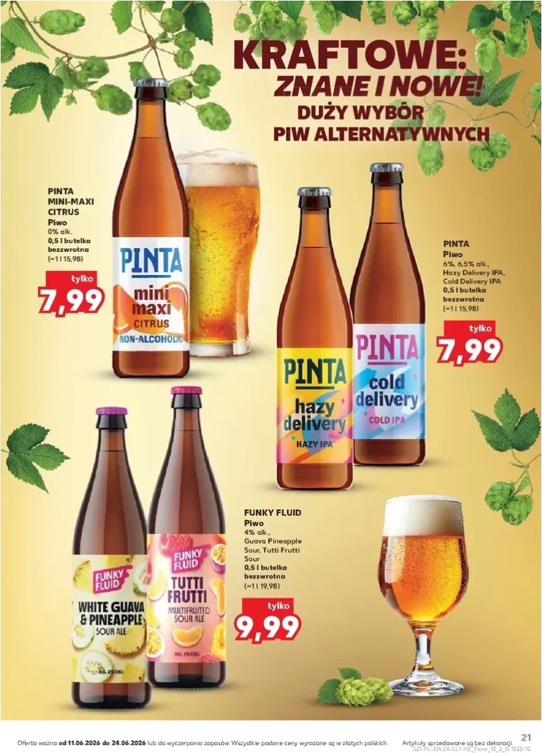 Nejnovější Kaufland Polsko – Barek leták platný od 11.06.2026 ⭐ - strana 21