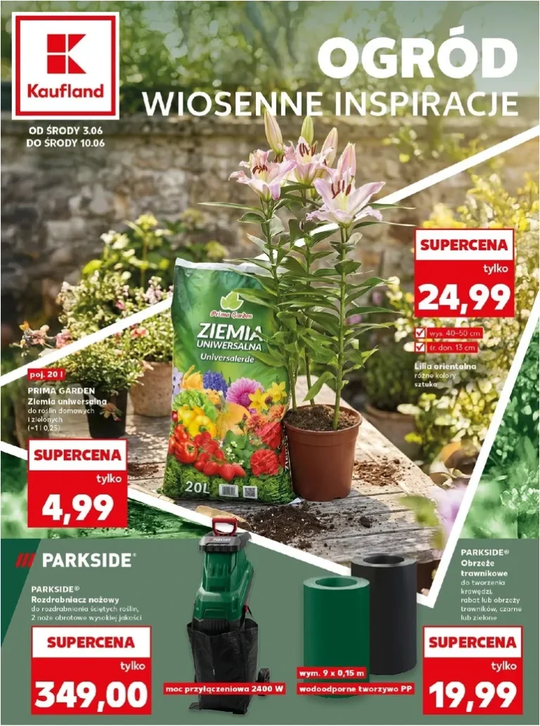 Akční leták Kaufland Polsko – Zahrada platný od 03.06.2026 - strana 1