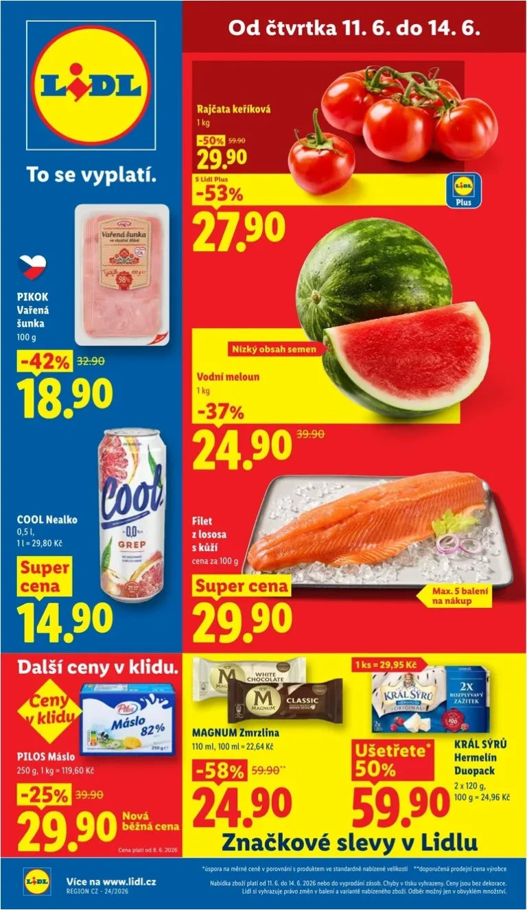 Nejnovější Lidl leták platný od 11.06.2026 ⭐ - strana 1