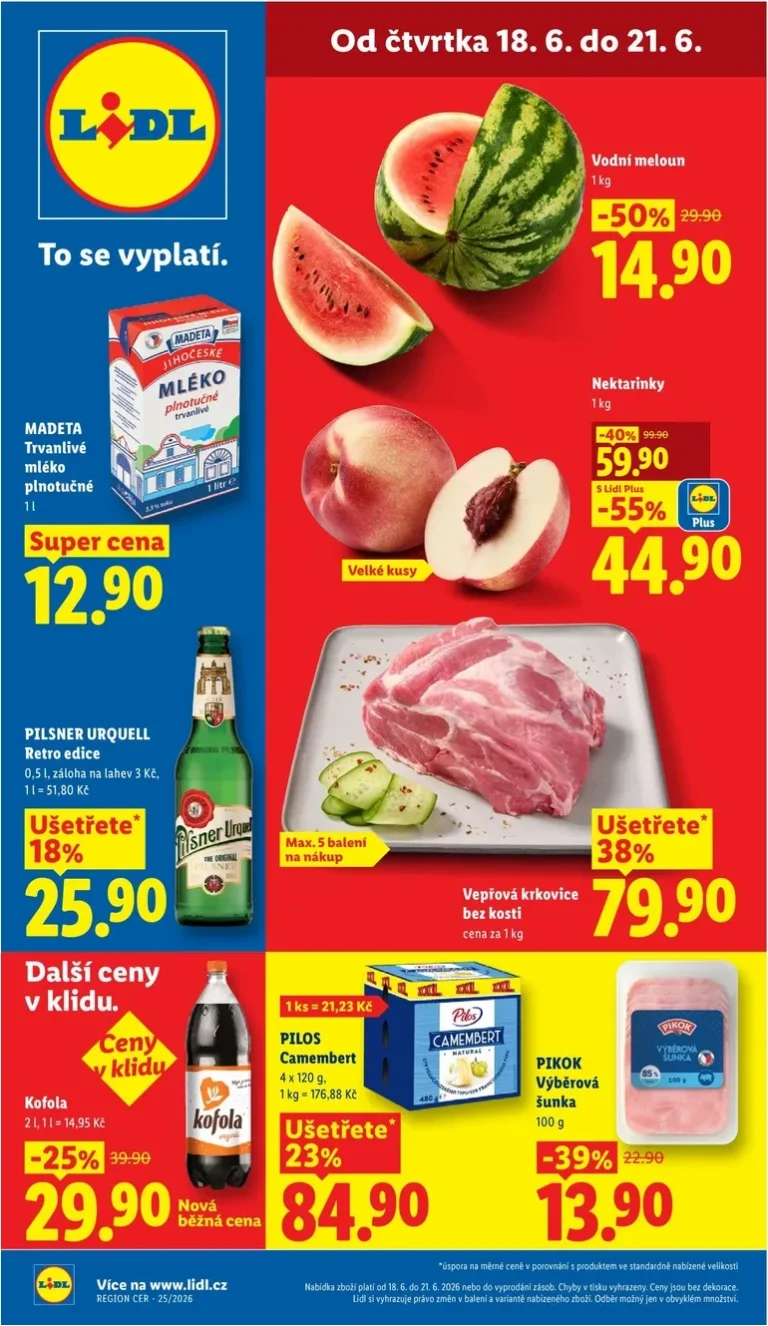 Akční leták Lidl platný od 18.06.2026 - strana 1