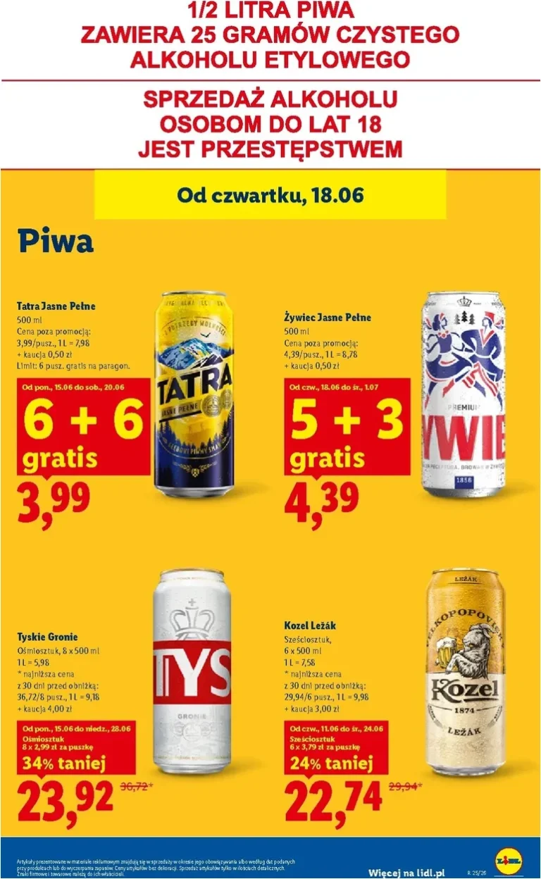 Akční leták Lidl Polsko platný od 18.06.2026 - strana 61