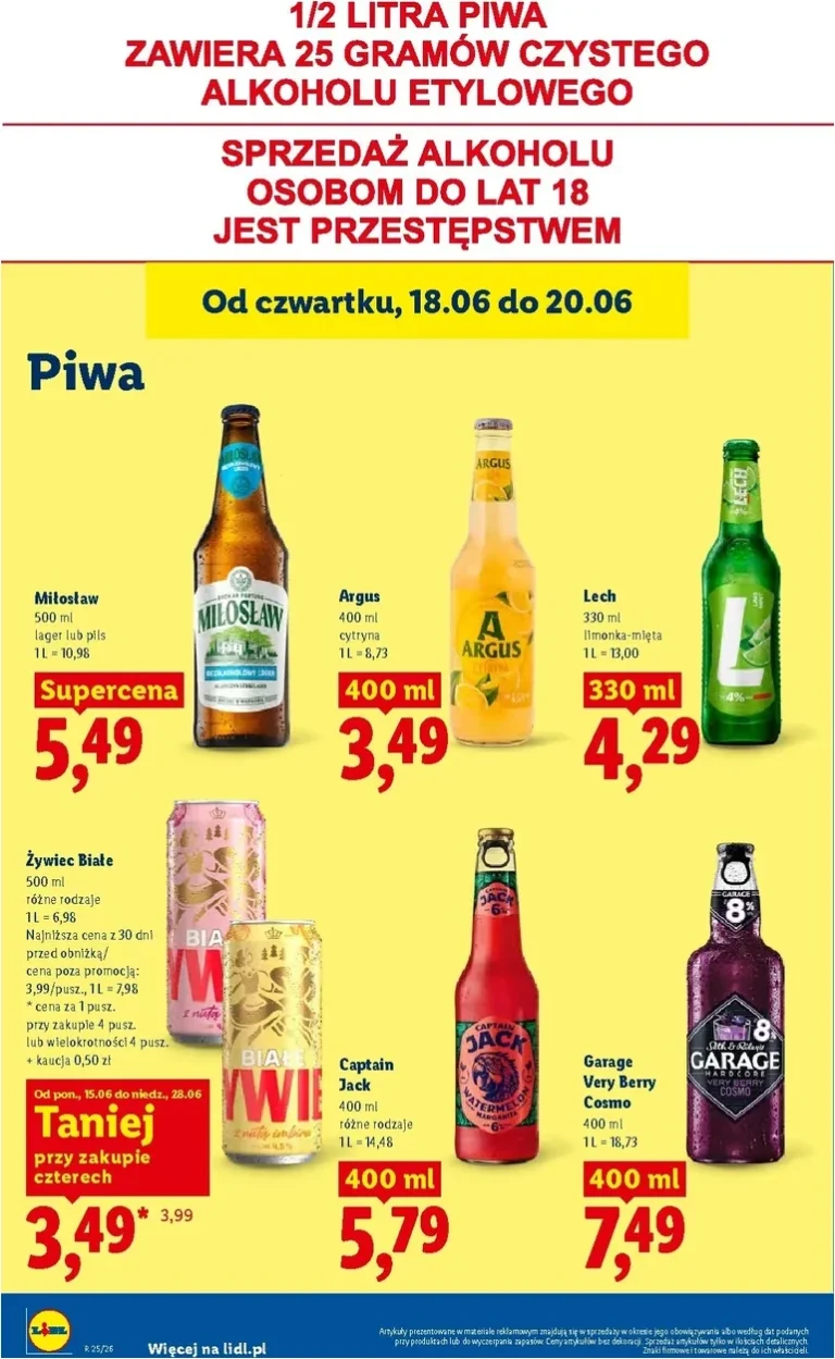 Akční leták Lidl Polsko platný od 18.06.2026 - strana 62