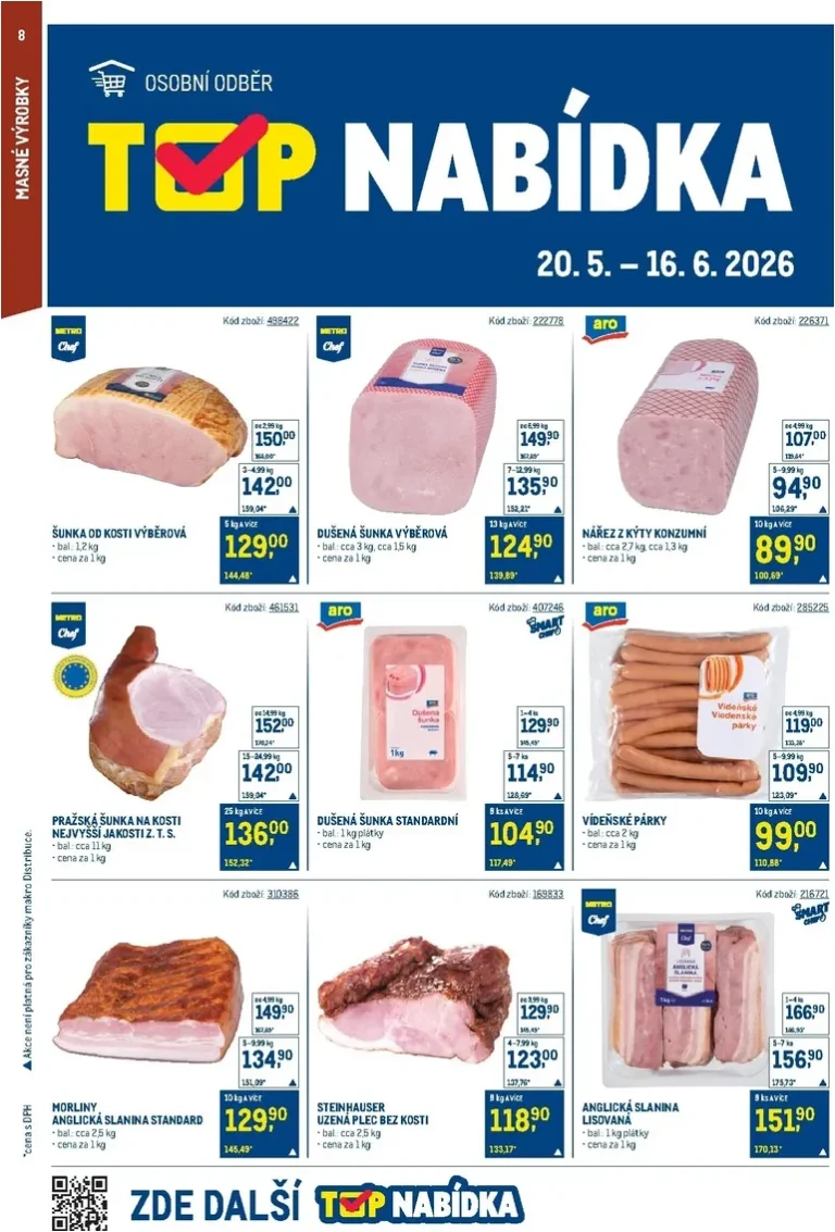 Akční leták Makro – Gastronomie platný od 03.06.2026 - strana 8
