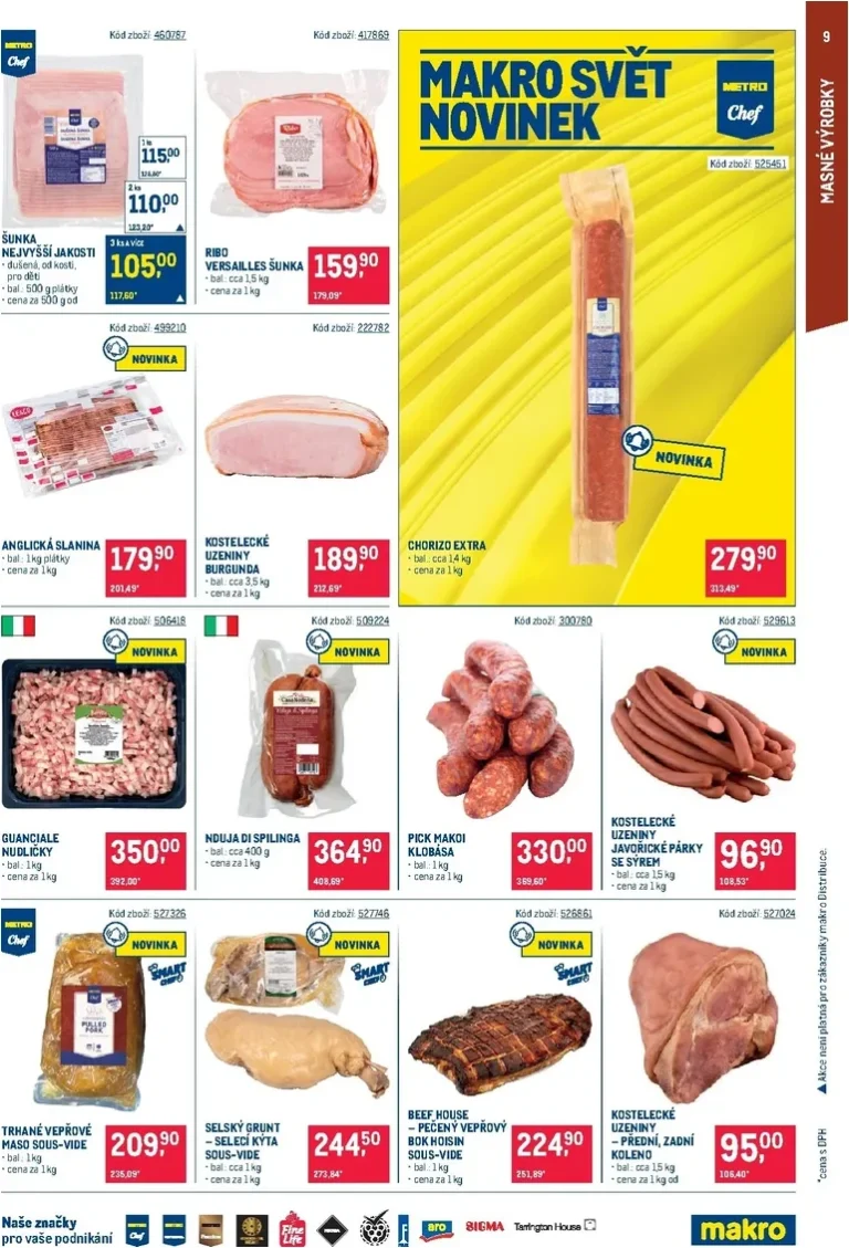 Akční leták Makro – Gastronomie platný od 03.06.2026 - strana 9