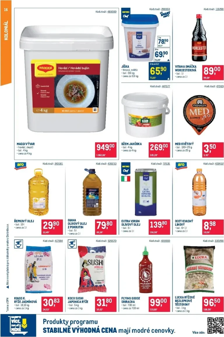 Akční leták Makro – Gastronomie platný od 03.06.2026 - strana 16