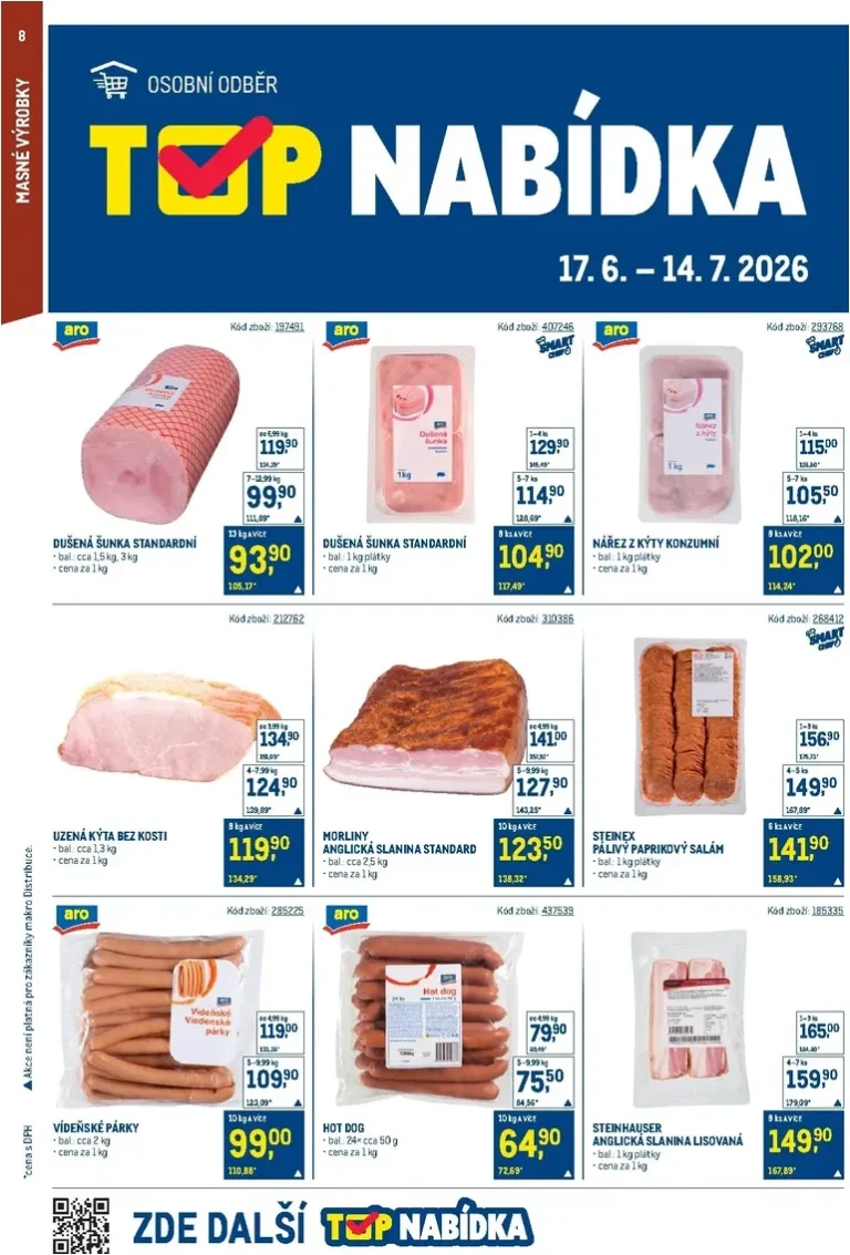 Akční leták Makro – Gastronomie platný od 17.06.2026 - strana 8