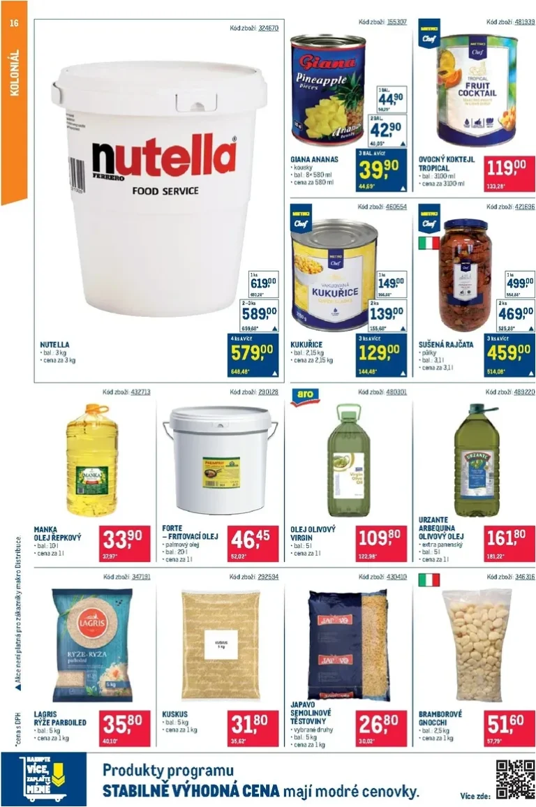 Akční leták Makro – Gastronomie platný od 17.06.2026 - strana 16