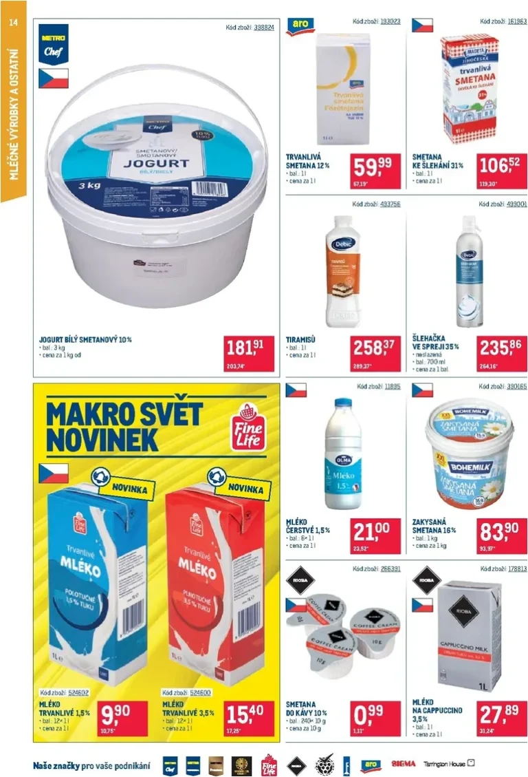 Akční leták Makro – Gastronomie – Distribuce platný od 02.06.2026 - strana 14