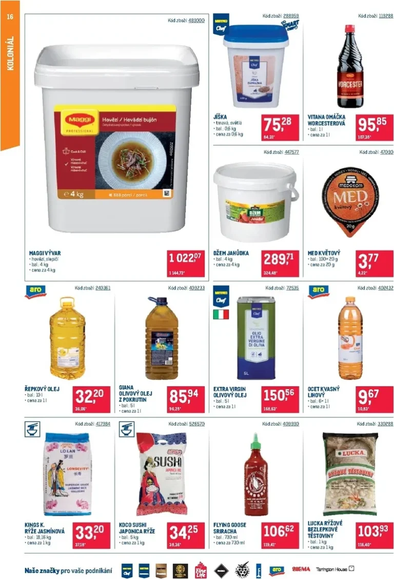 Akční leták Makro – Gastronomie – Distribuce platný od 02.06.2026 - strana 16