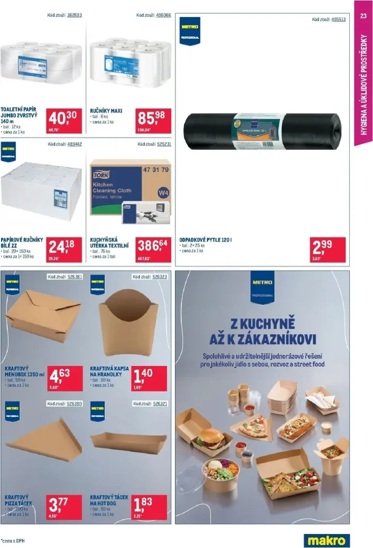 Akční leták Makro – Gastronomie – Distribuce platný od 02.06.2026 - strana 23