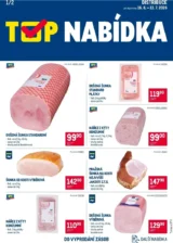 Akční leták Makro – TOP nabídka uzenin distribuce platný od 16.06.2026