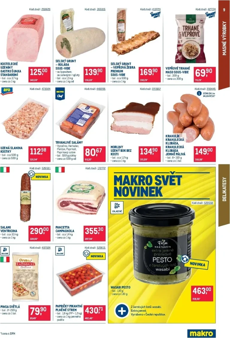 Akční leták Makro – Gastronomie distribuce platný od 16.06.2026 - strana 9